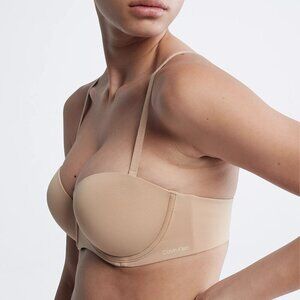 NWT Calvin Klein Strapless Push-Up Bra 30D